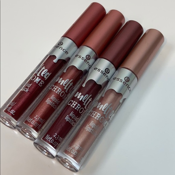 🔥3/10🔥Essence Melted Chrome Liquid Lip Set of 4 - Picture 3 of 3